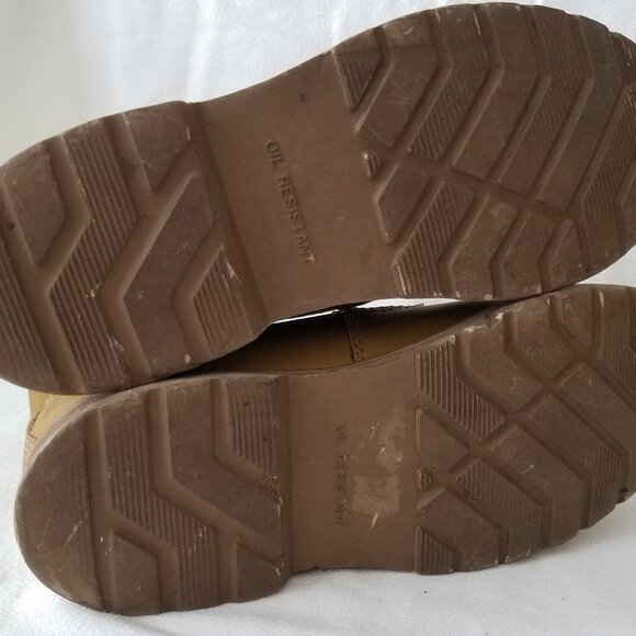 Gauchos Men's Boots Mens Lace-Up Work Tan Size 8 - Picture 7 of 10